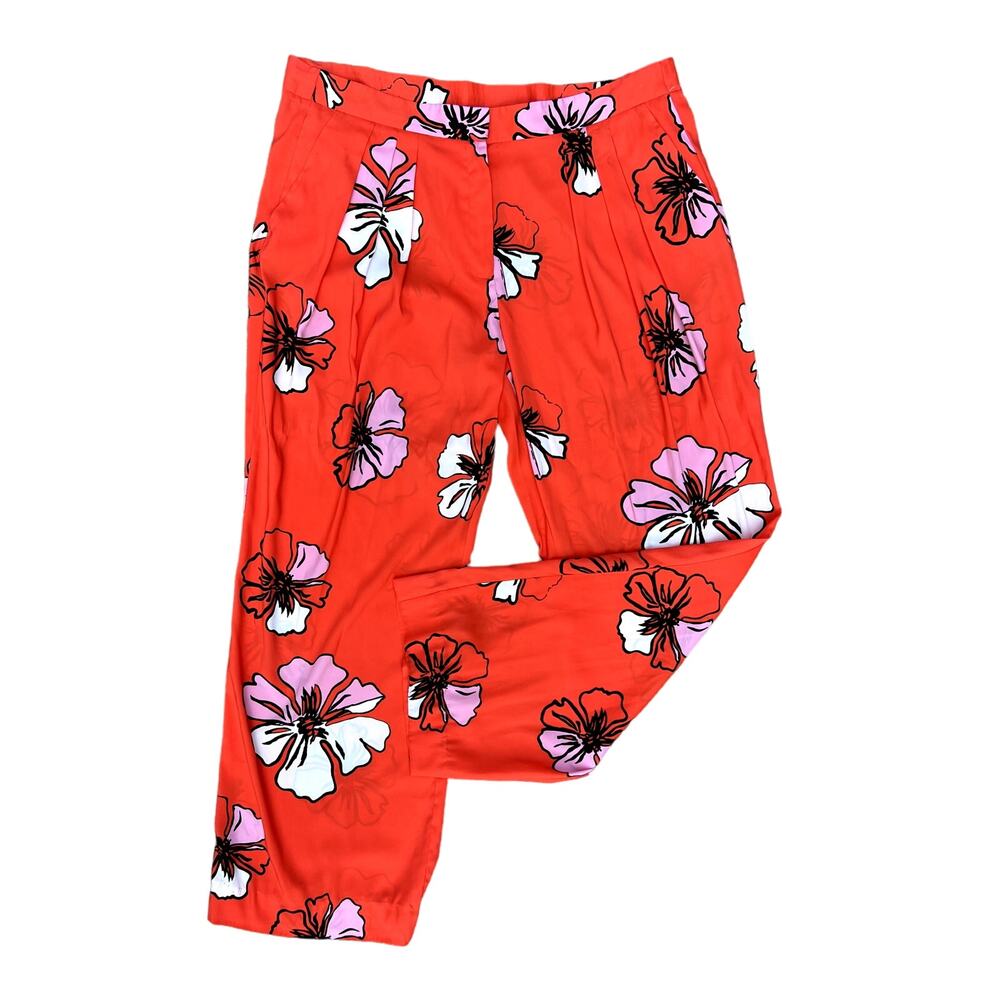 Vince Camuto spring floral wide leg dress pants size XL - Picture 1 of 8